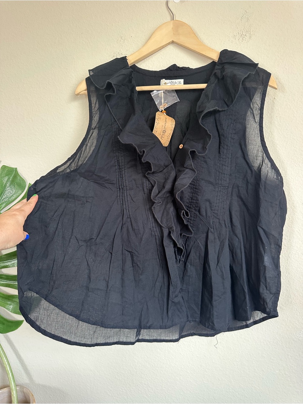 NWT Natural Life My Favorite Sleeveless Cotton Top - Picture 5 of 13